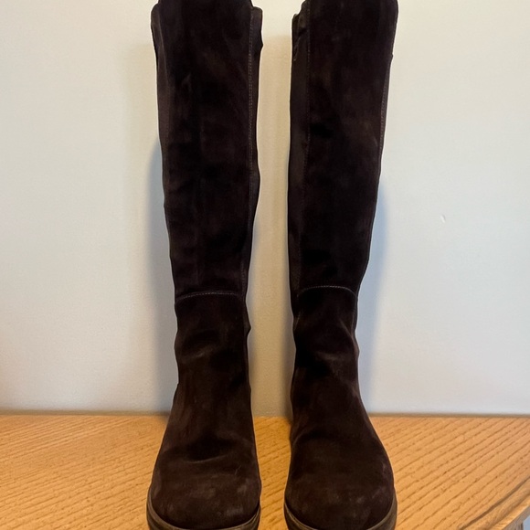 Cole Haan Nike Air chocolate suede pull on boot size 8B - Picture 2 of 8